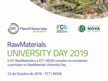 Raw Materials University Day 2019 | FCT/NOVA