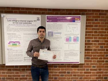 Prémio de 2º lugar na categoria "Best Poster" para o Mestre João Luís do curso de Engenharia de Micro e Nanotecnologias