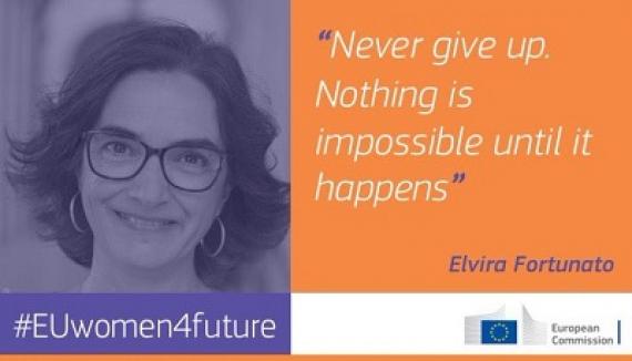 Elvira Fortunato distinguida na nova Campanha Europeia #EUwomen4future