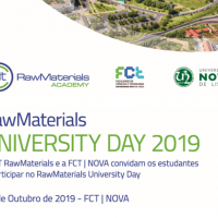 Raw Materials University Day 2019 | FCT/NOVA