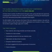 EIT Raw Materials Summit 2020 Goes Online!