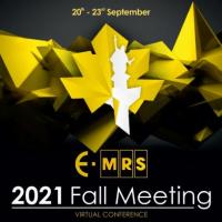 E-MRS Fall meeting 2021 will be held from 20th to 23rd September 2021